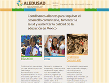 Tablet Screenshot of aledusad.org